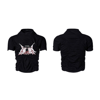 Graphic Print Short Sleeve T-Shirt WN18784