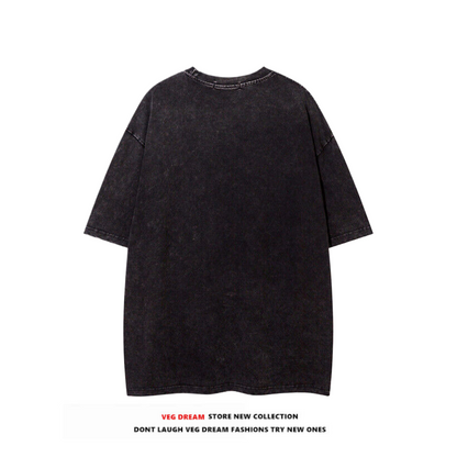 Oversize Print T-shirt WN5557