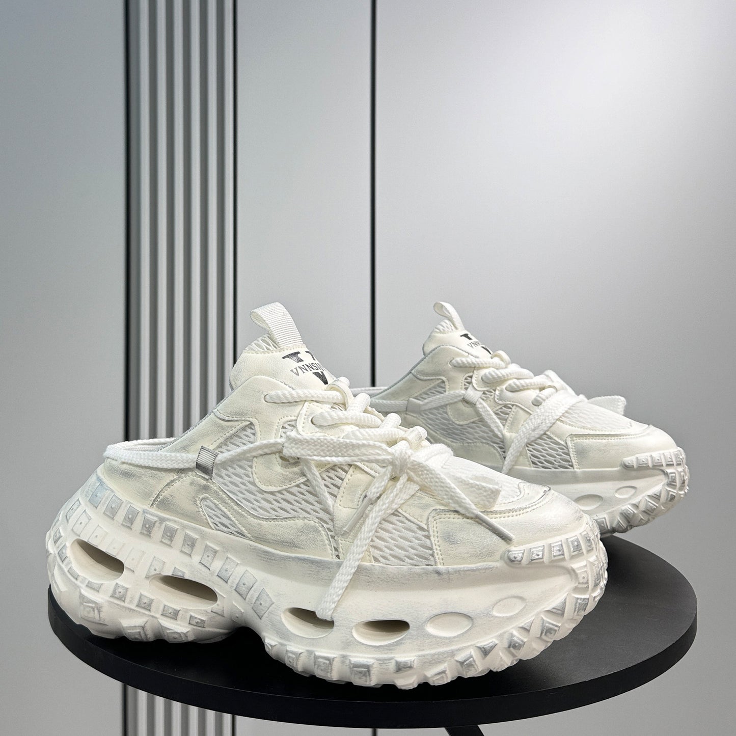 Mesh Thick Sole Dad Sneakers WN24747