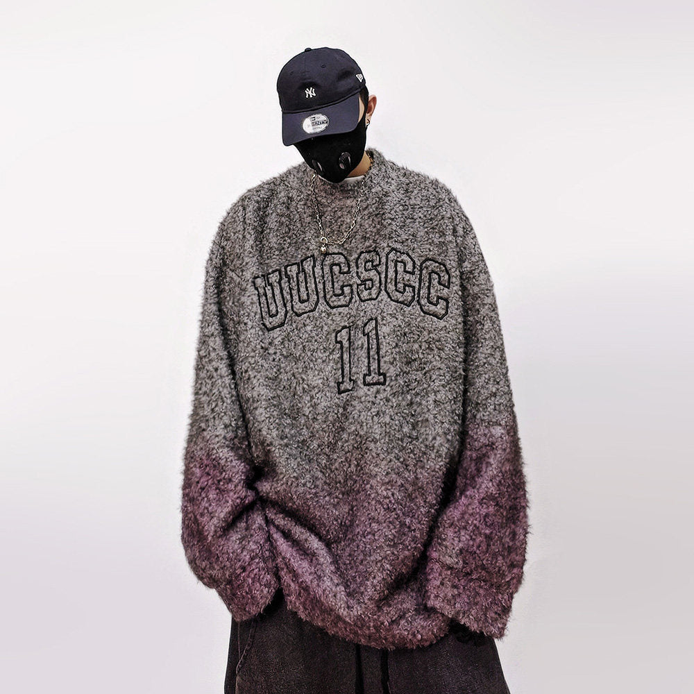 Mohair Oversize Knit Sweater WN23970