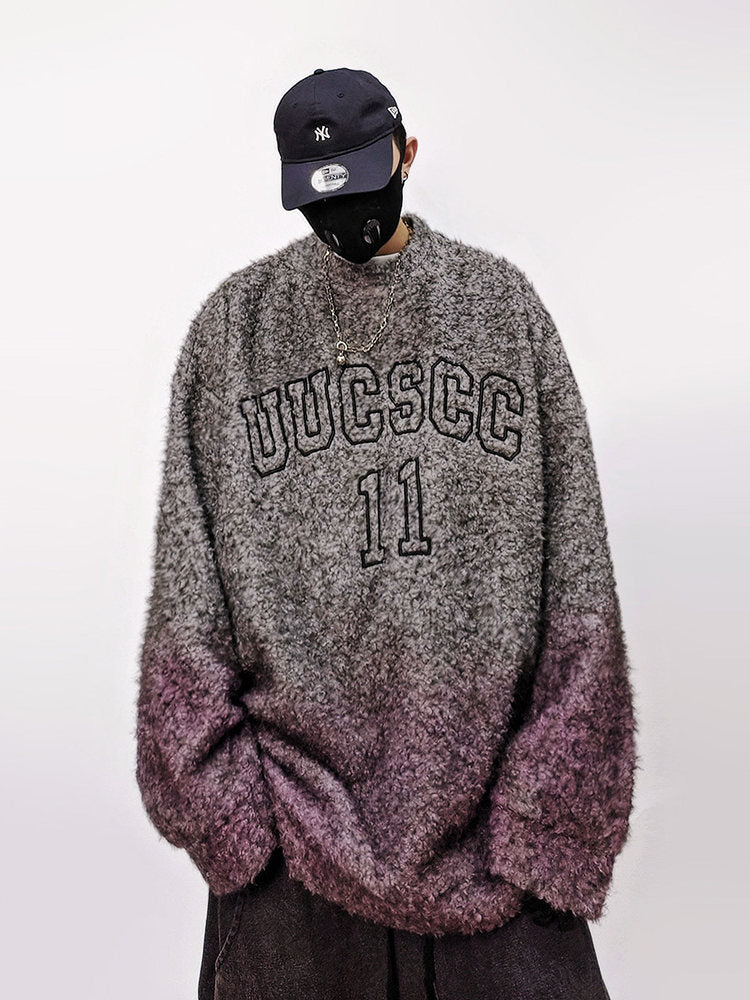 Mohair Oversize Knit Sweater WN23970