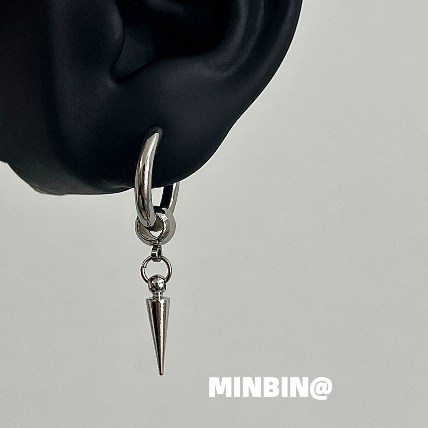 Titanium Steel Hoop Earrings WN19243