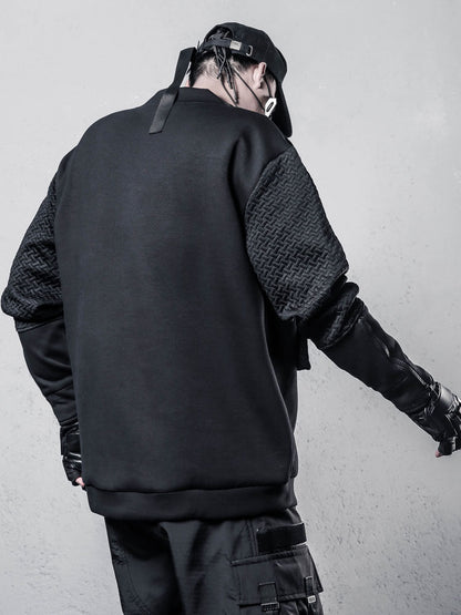 High-Neck Fleece Lining Long Sleeve T-Shirt WN22554