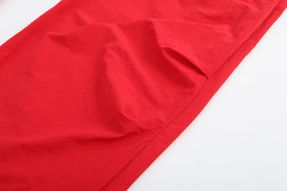 Double Waist Drawstring Wide Leg Pants WN27795