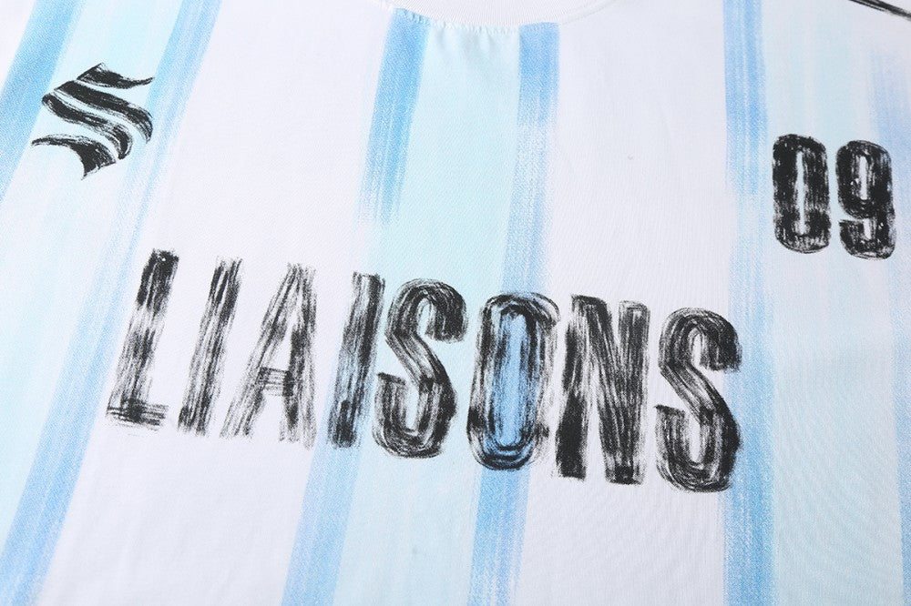 Graffiti Letter Graphic Short Sleeve T-Shirt WN28048