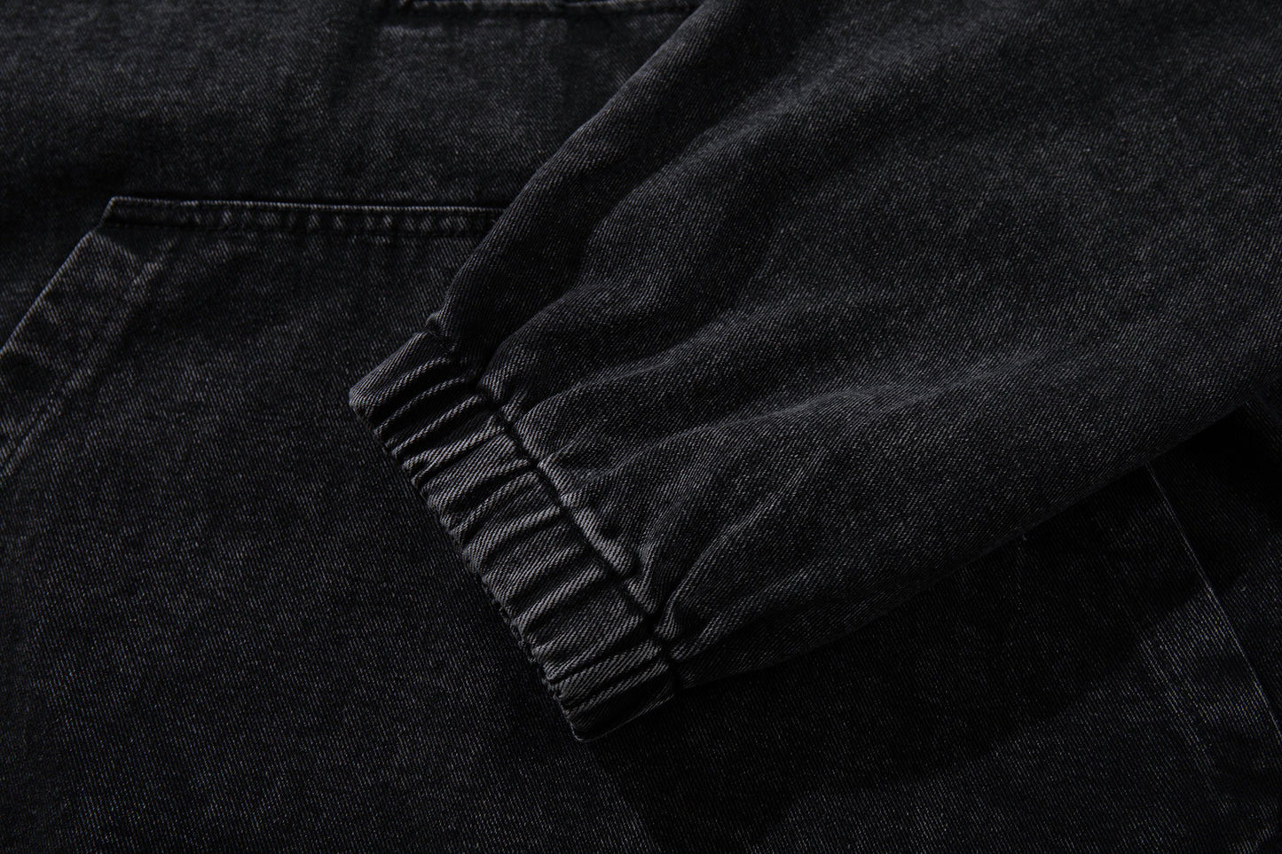 Heavyweight Washed Metal Buckle Hooded Jacket WN23049