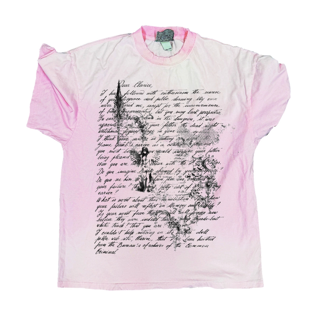 Tie-Dye Gradient Design Oversize Short Sleeve T-Shirt WN16884