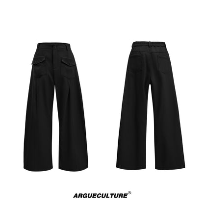 Contrast Stitch Pocket Cargo Denim Jeans WN20515