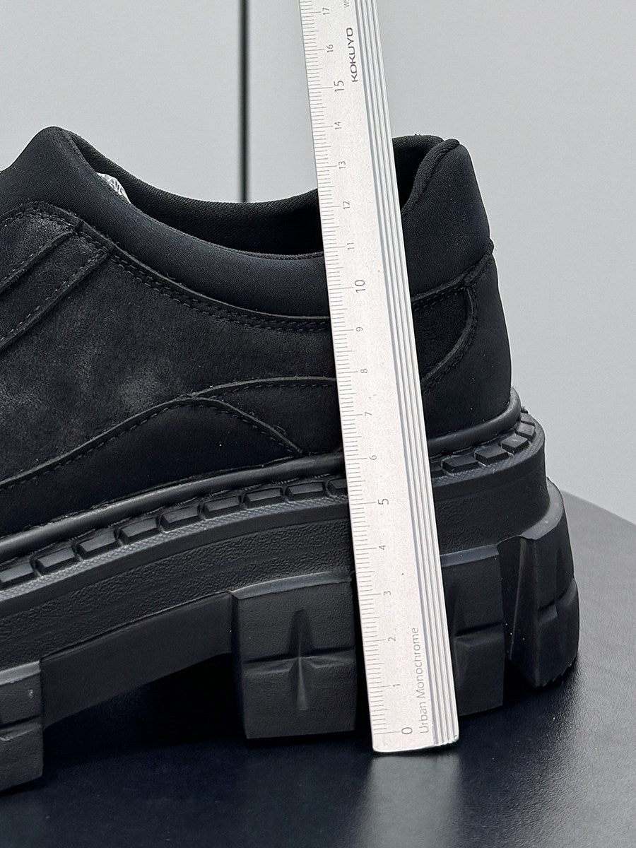 Washed Thick Sole Platform Shoes WN24599