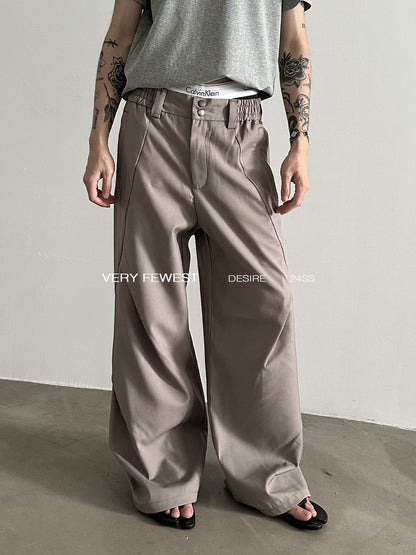 Wide Leg Drape Trousers WN8909