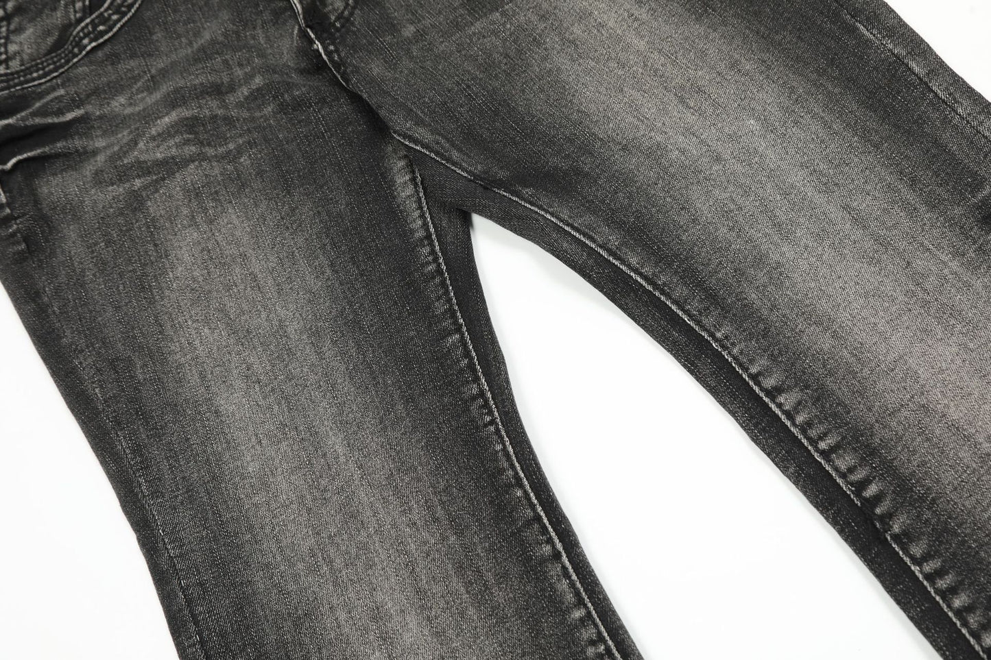 Washed Flare Denim Jeans WN14556