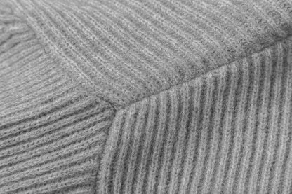 Abstract Print Zipper Knit Cardigan WN11511