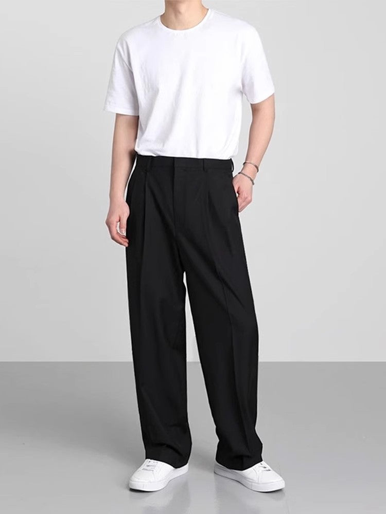 Wide-Leg Straight Trousers WN6808