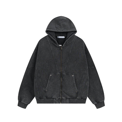 Heavyweight Oversize Zipper Hoodie WN8305