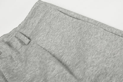 Deconstruction Irregular Curved Seam Wide Leg Sweatpants WN25834