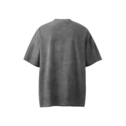 Graphic Print Washed Oversize Short Sleeve T-Shirt WN25654