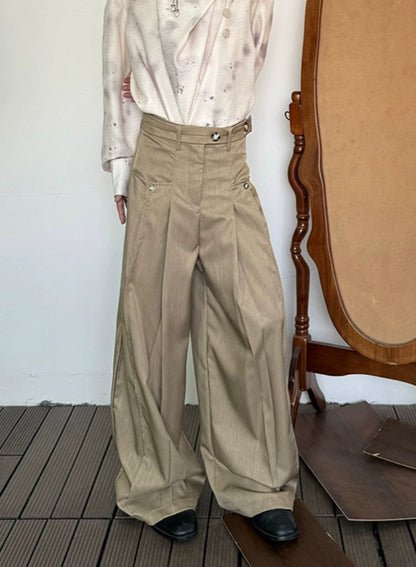 High Waist Wide Leg Trousers WN20029
