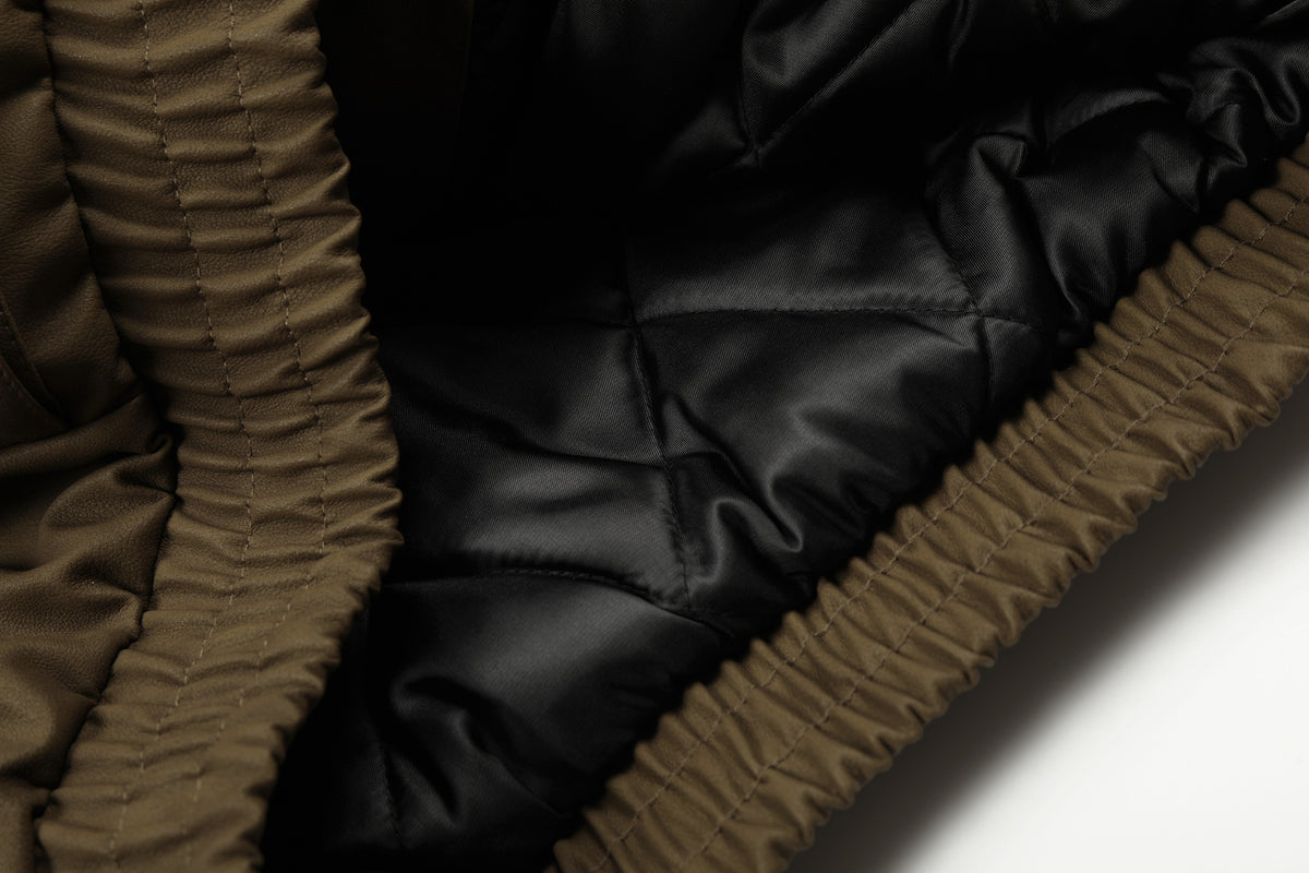 Fake Fur Collar Cropped Utility Jacket WN28023