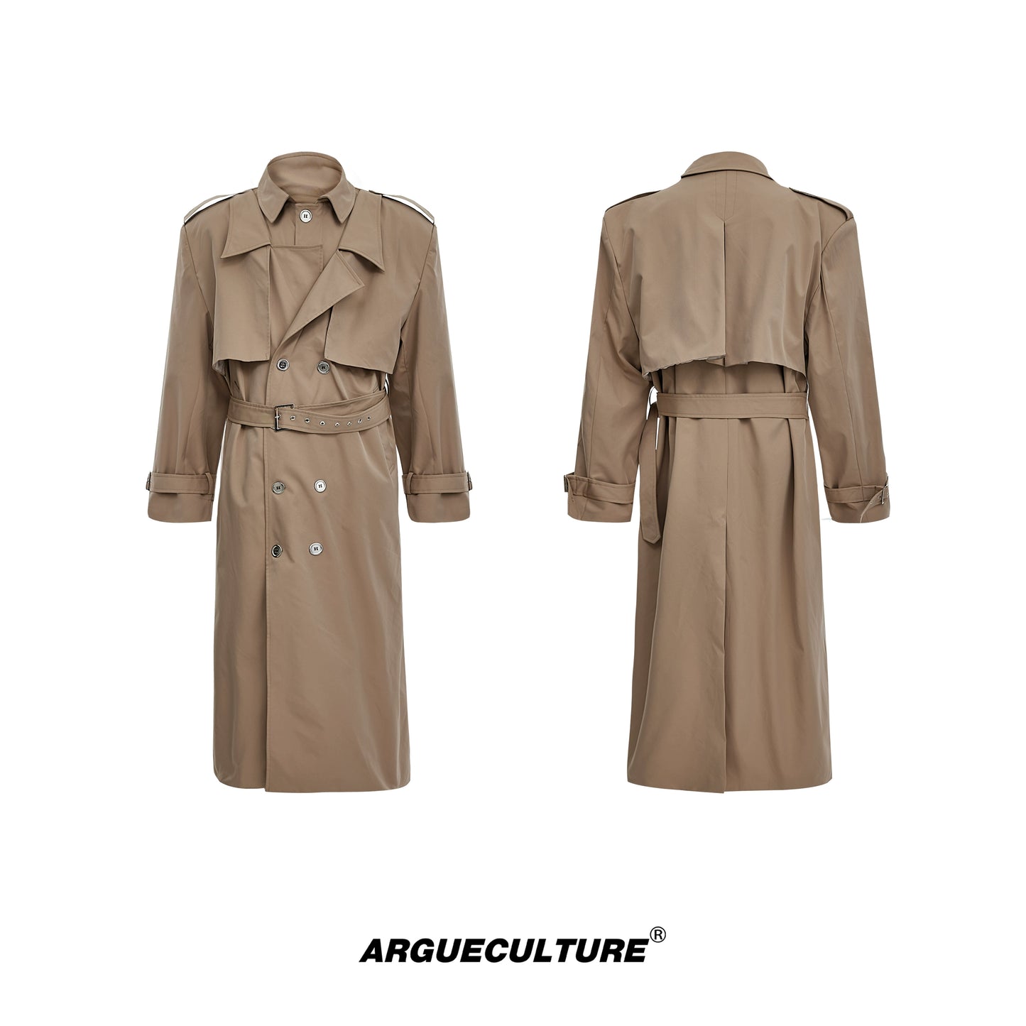 Double Breasted Classic Long Coat WN8675