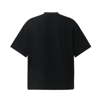 Waffle Graffiti Print Short Sleeve T-Shirt WN25905