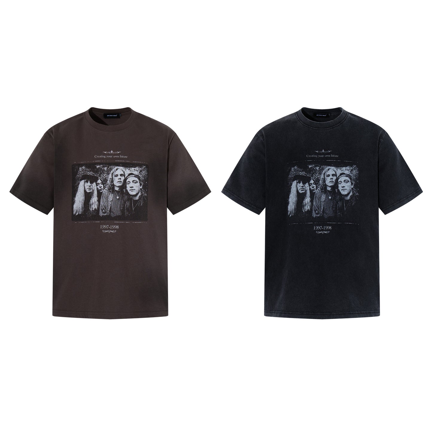 Rock Photo Print Short Sleeve T-Shirt WN25632