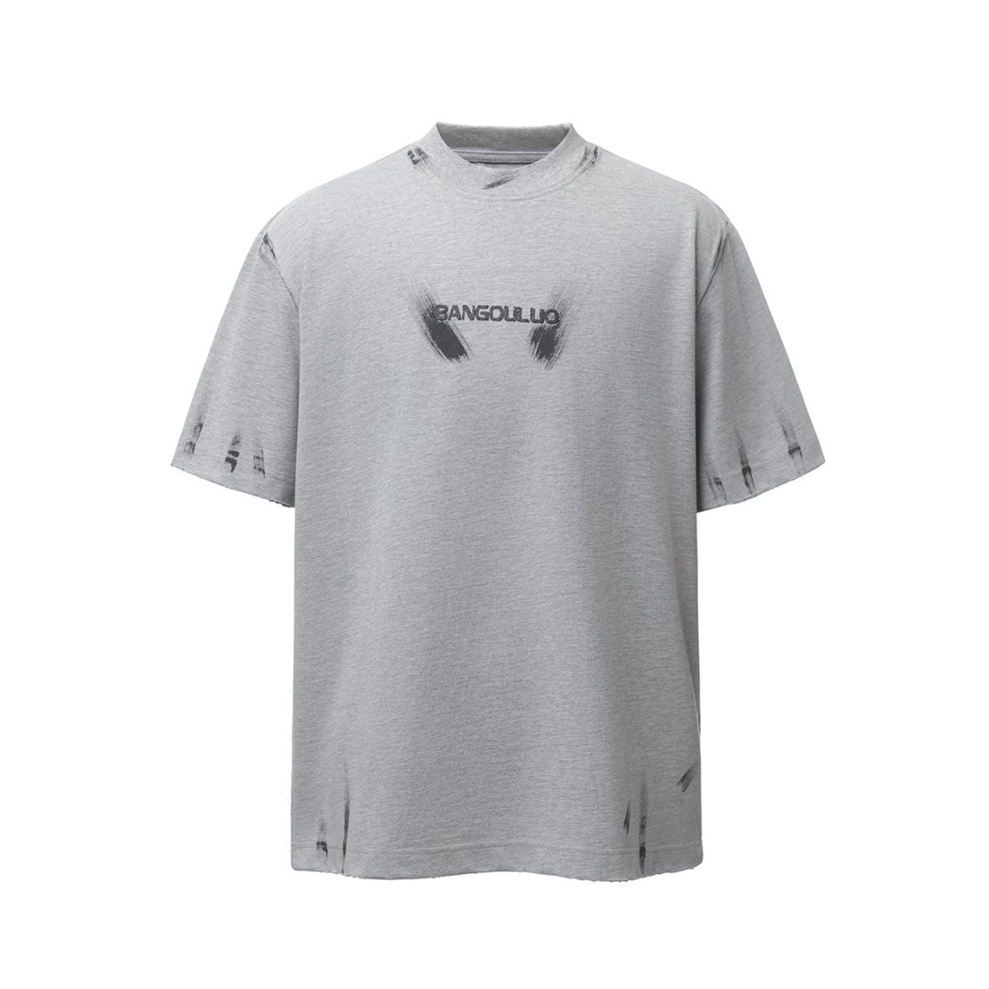 Paint Letter Short Sleeve T-Shirt WN26752