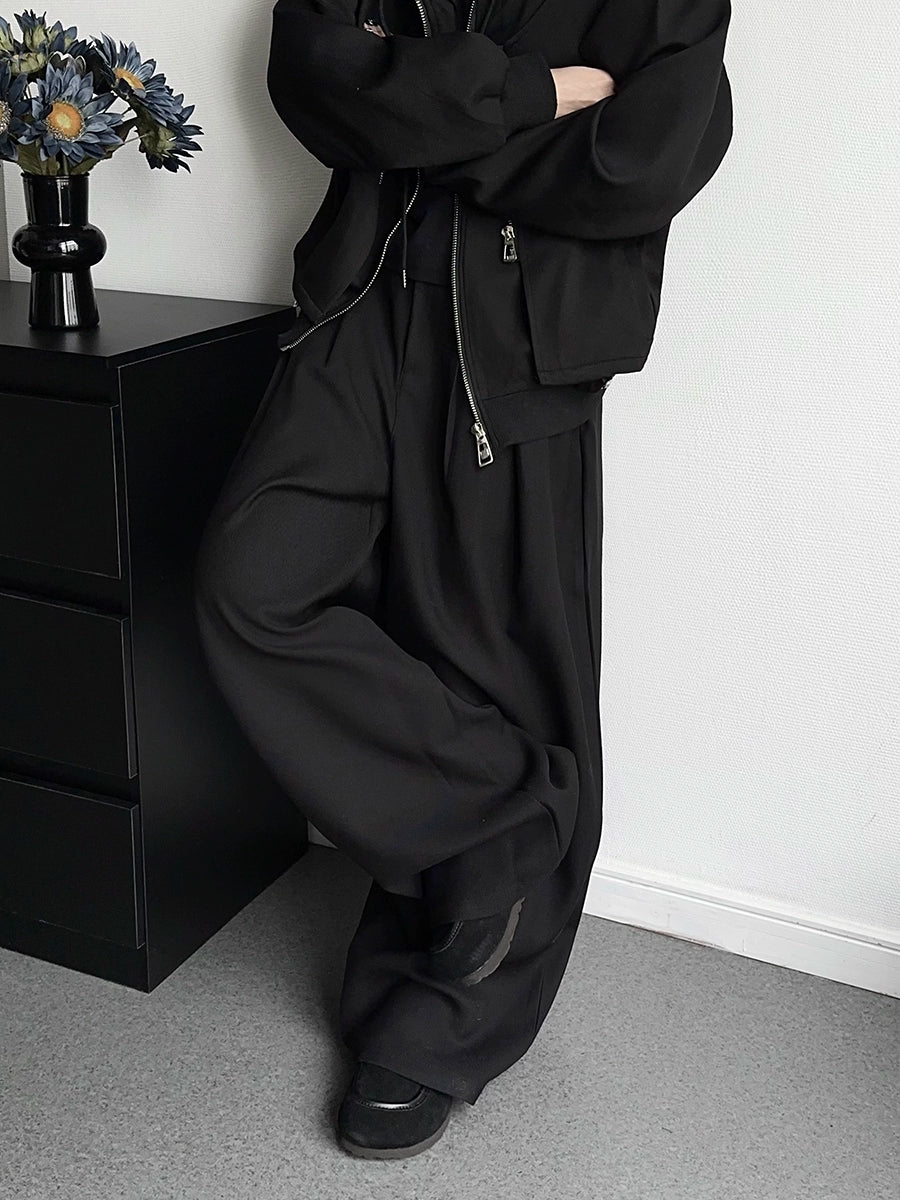 Deconstructed Wide Leg Trousers WN19361