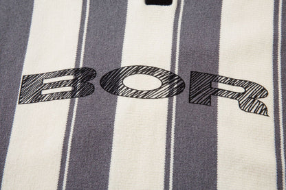 Colorblock Striped Polo Knit Sweater WN11393