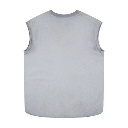 Damage Cross Letter Graphic Tank Top WN27970