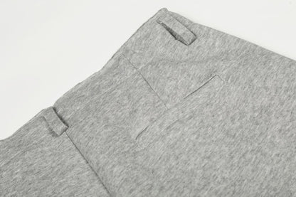 Deconstruction Irregular Curved Seam Wide Leg Sweatpants WN25834