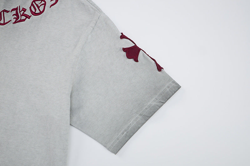 Washed Cross Logo Short Sleeve T-Shirt WN25796