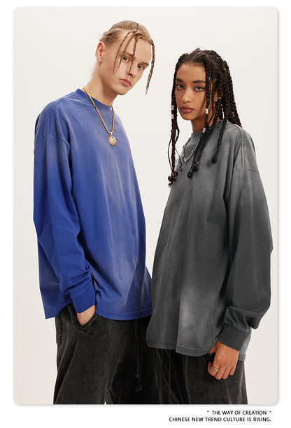 Oversize Washed Long-sleeve t-shirt WN6051