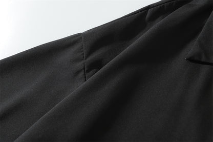 Oversize Plain Open Collar Shirt WN16202