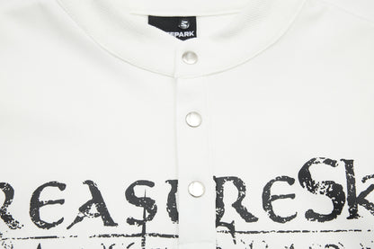 Air Layer Button Art Print Short Sleeve T-Shirt WN25998