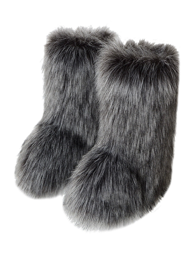 Furry Fleece Boots WN21149-K