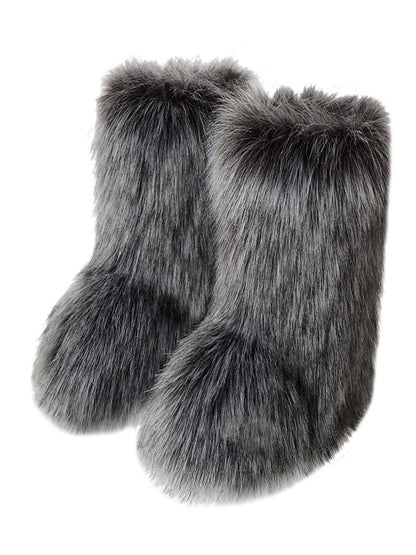 Furry Fleece Boots WN21149-K