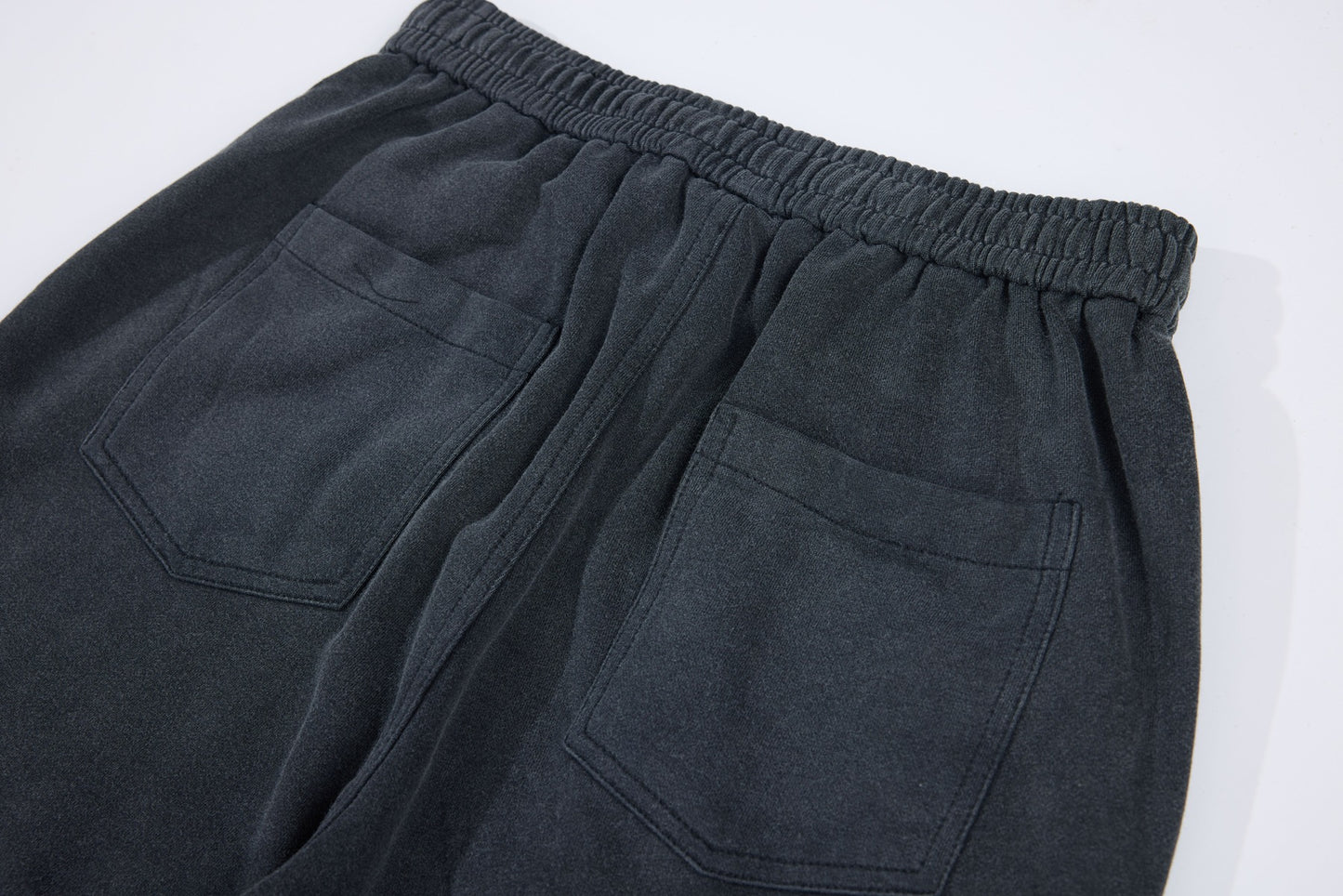 Washed Fade Graphic Wide Leg Sweatpants WN26098