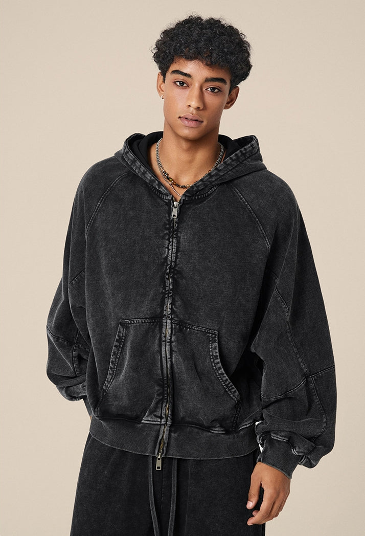 Oversize Zipper Hoodie WN23119