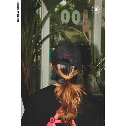 Graphic Embroidery Adjustable Hat WN17783