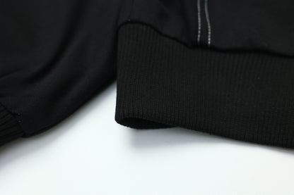 Metal Buttons Patchwork Hooded Jacket WN16109