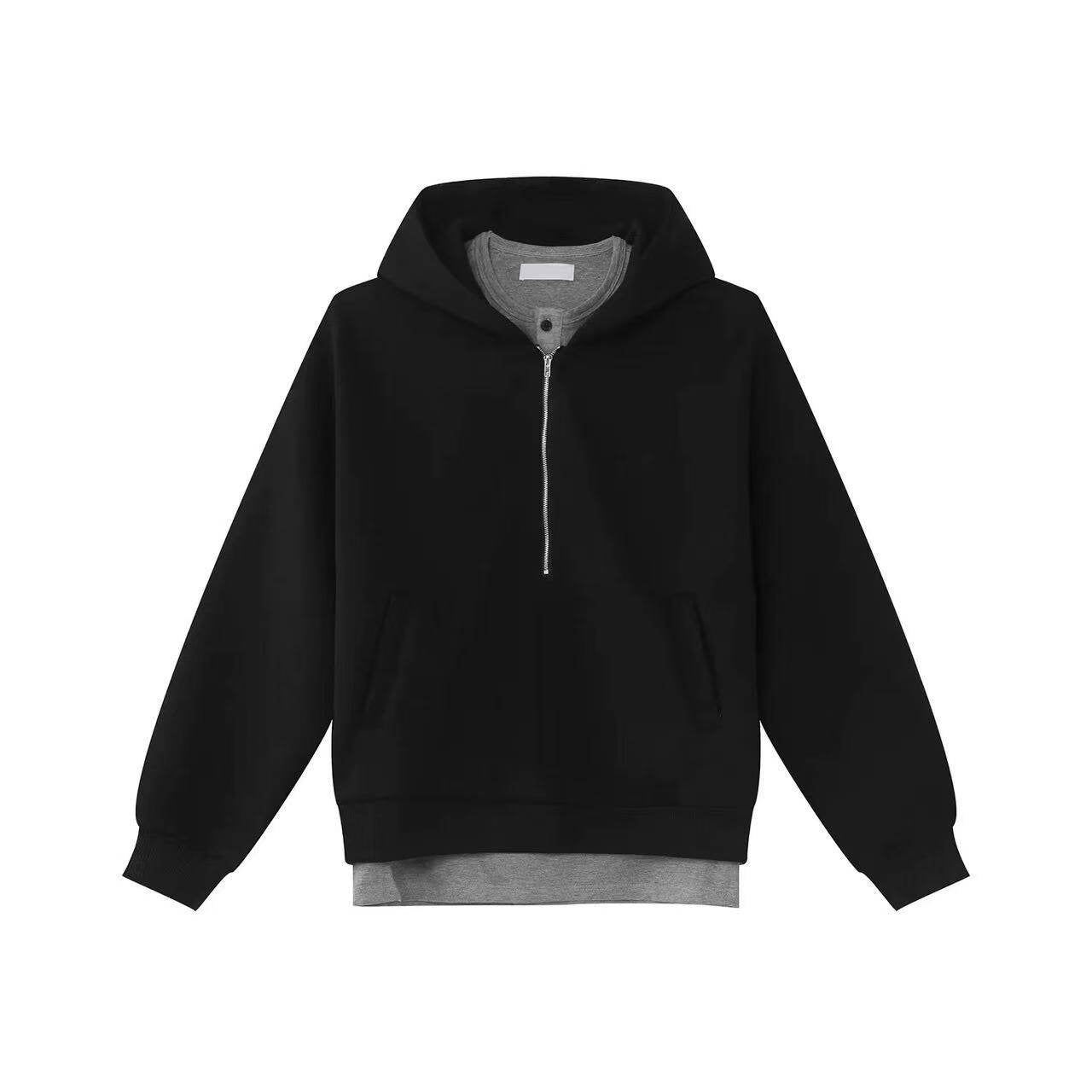 Half Zipper Hoodie & Wide Leg Pants Setup WN25188 – WONDER NOAH