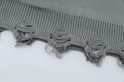 Damage Knit Sweater WN11186