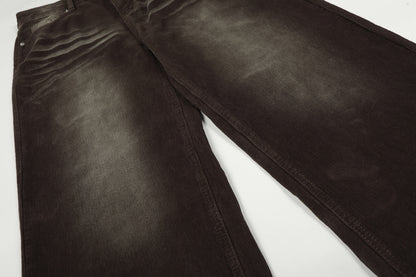 Washed Corduroy Straight Pants WN25511