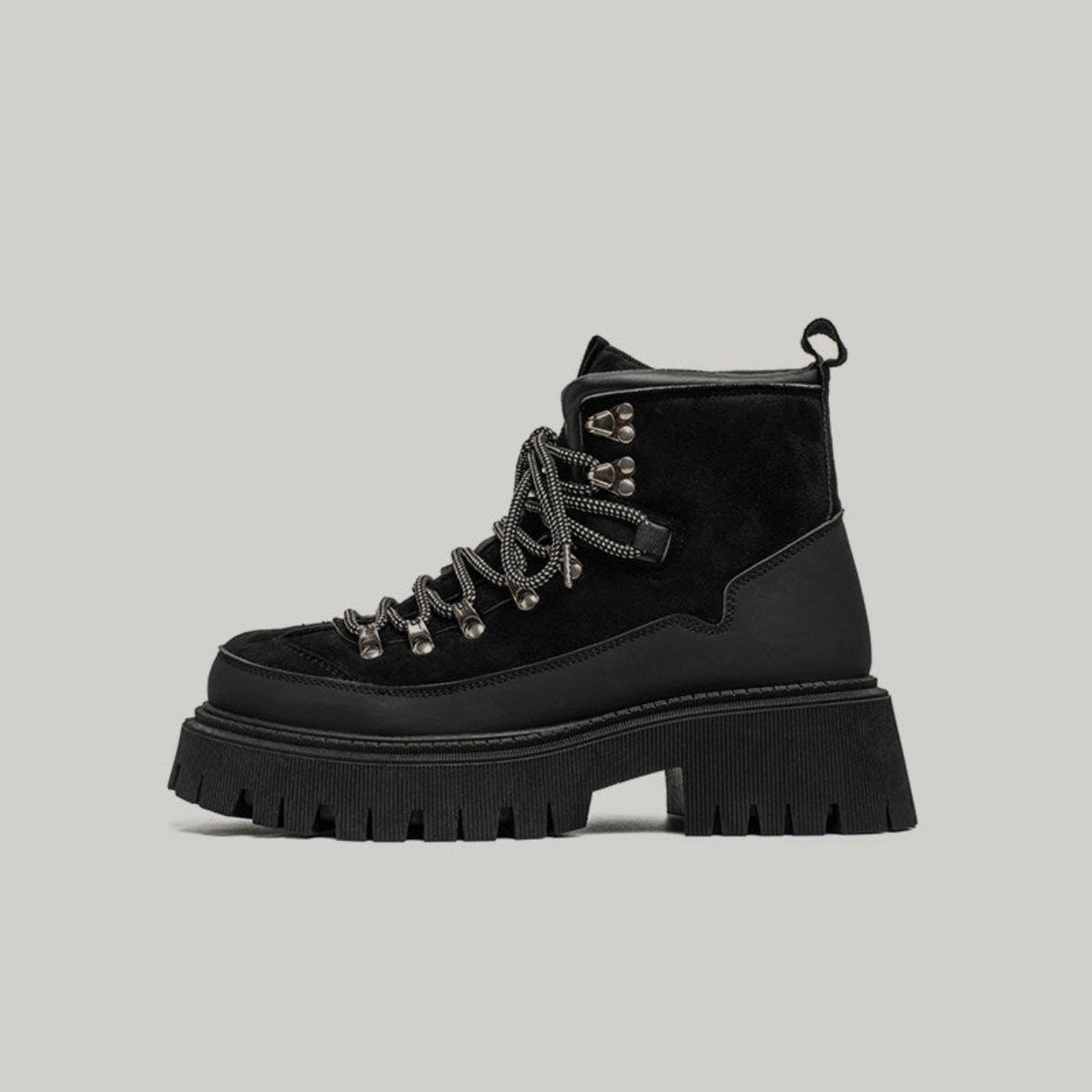 High-Top Thick Sole Outdoor Hiking Boots WN23383