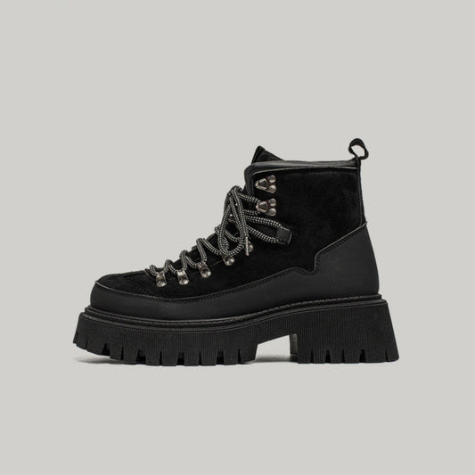 High-Top Thick Sole Outdoor Hiking Boots WN23383