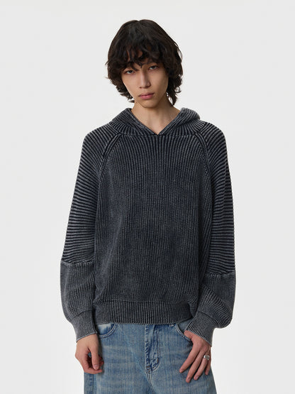 Short Knit Hoodie WN21399