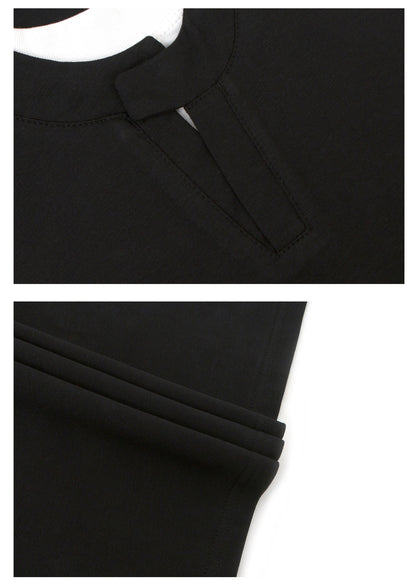 Sorona Fake Layered Oversize Short Sleeve T-Shirt WN26235