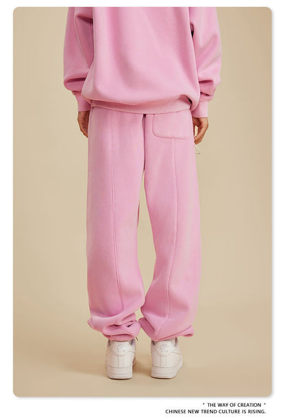 Wide-leg Washed Sweatpants WN6462