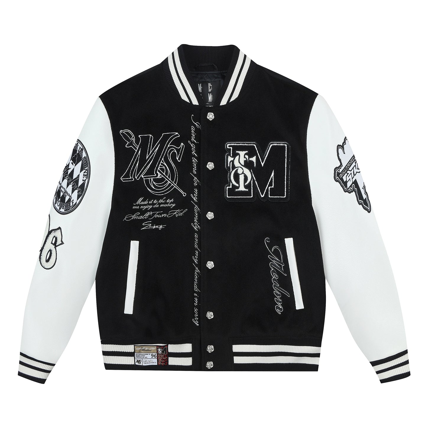 Print Baseball Jacket WN12015