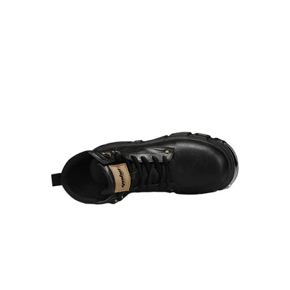 Platform Lace-Up High-Top Boots WN23347